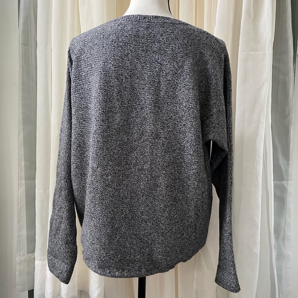 NWOT APT.9 Grey Elastic Waist Comfy Sweater - Picture 6 of 7